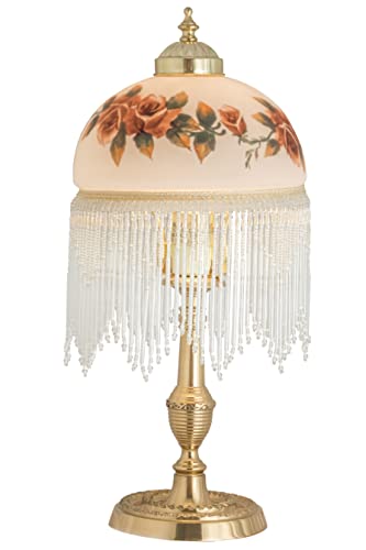 8 inches Wide Roussillon Rose Bouquet Table Lamp