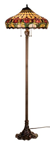63.5 inches Colonial Tulip Floor Lamp