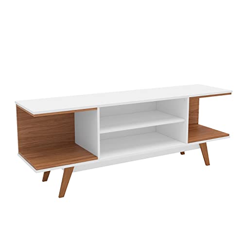 Bs Canada Import Decor Toledo White Wood Tv Stand BS-100049