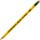 Ticonderoga Laddie Tri-Write Pencils, Wood-Cased #2 HB Soft, Intermediate Size Triangular without Eraser, Yellow, 36-Pack (13044)