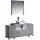 Fresca Torino 60&#34; Gray Modern Bathroom Vanity w/ 2 Side Cabinets &amp; Vessel Sink