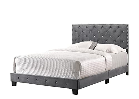 Suffolk Gray Full Panel Bed
