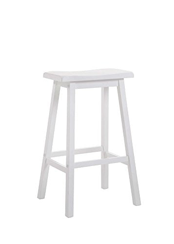 ACME Gaucho Counter Height Stool (Set-2) - 07302 - White - 24&#34; Seat Height
