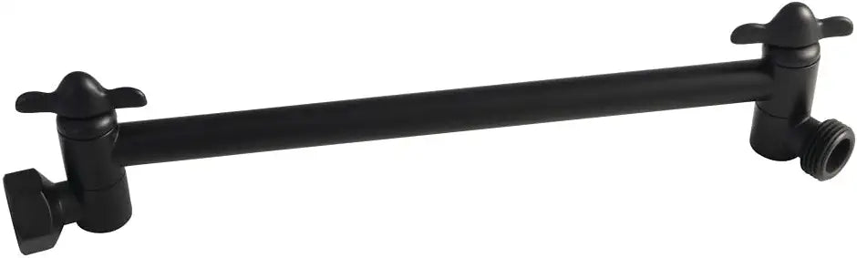 Kingston Brass K153A0MB 10&#34; High-Low Shower Arm Adjustable, Matte Black