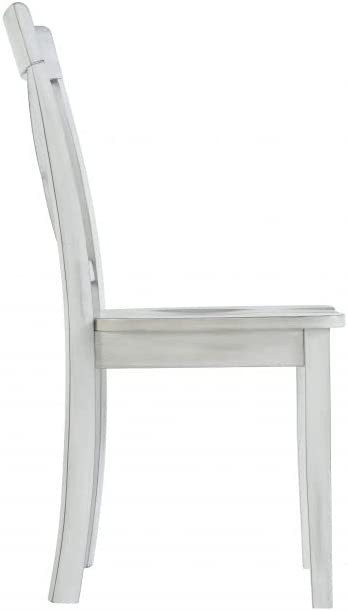 Boraam Jamestown Dining Chair, Set of 2, Antique White