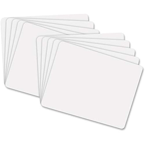 Creativity Street 9881-10 Pacon Whiteboard, 1-sided, Plain, 9&#34; x 12&#34;, 10 Boards