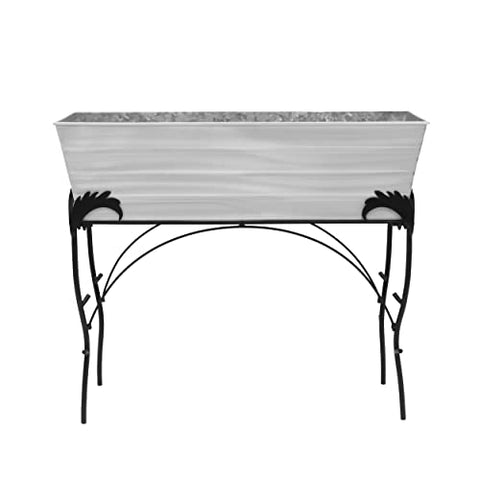 30H Flora Stand- Large White Flower Box