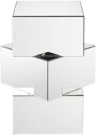 ACME End Table, Mirrored