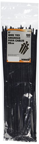 WIRE TIE 11 BLACK 100