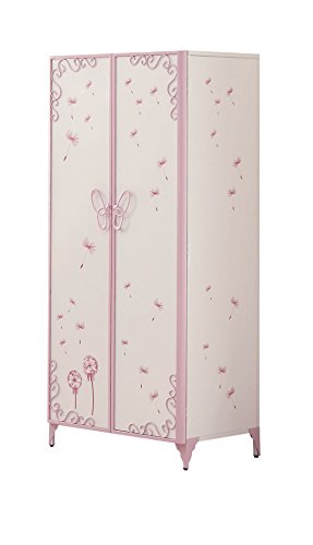 ACME Furniture 30540 Priya II 30540 Armoire, White &amp; Light Purple