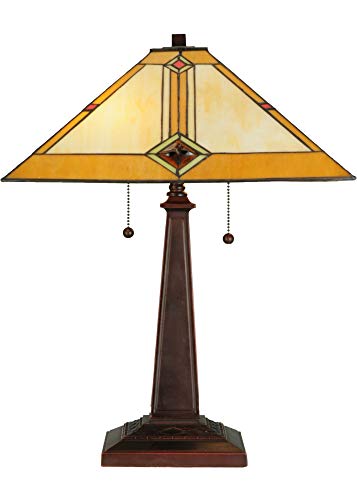22InchH Diamond Mission Table Lamp