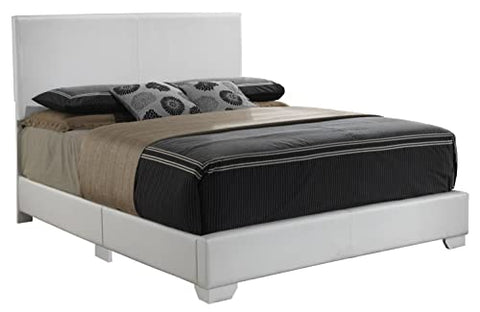 Aaron White King Panel Bed