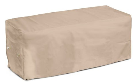 KoverRoos Weathermax 44214 6-Feet Garden Seat Cover, 72-Inch Width by 28-Inch Diameter by 18-Inch Height, Toast