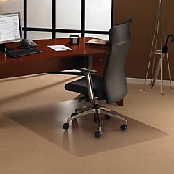 Ultimat Polycarbonate Rectangular Chair Mat for Carpets up to 1/2Inch - 48 x 79Inch