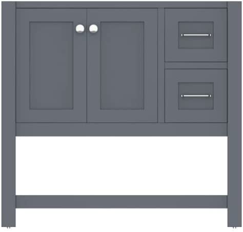 Wilmington 36 inch Vanity in GRAY with No Top