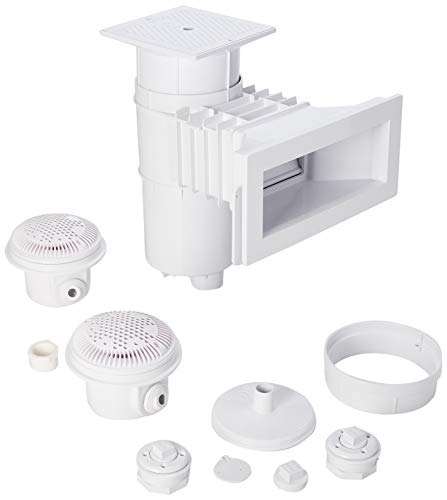 Hayward SP10852OMTE 1-1/2-Inch FIP Wide Track Auto-Skim Skimmer with Main Drain and Fitting