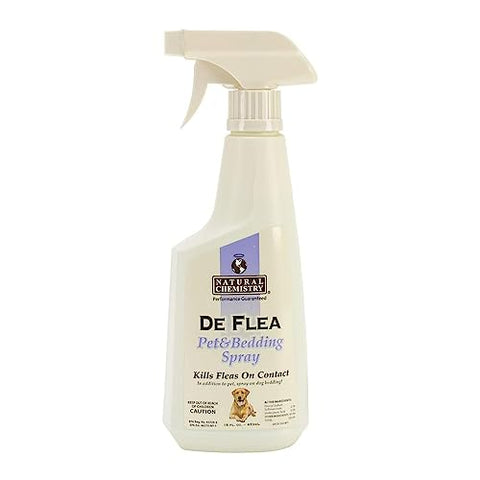 DeFlea Pet & Bedding Spray for Dogs 16oz