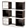 Baxton Studio Rune Modern and Contemporary Two-Tone White and Walnut Brown Finished 2-Drawer Bookcase