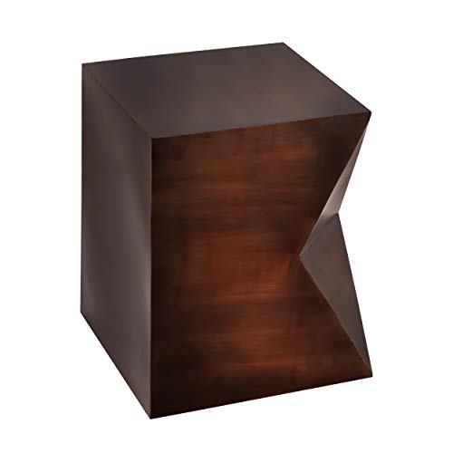 Pasargad Home Aleksy Side Table (Copper) - Small Sofa End Table Indoor Accent Table - Table for Living Room, Bedroom - Luxury Room Office