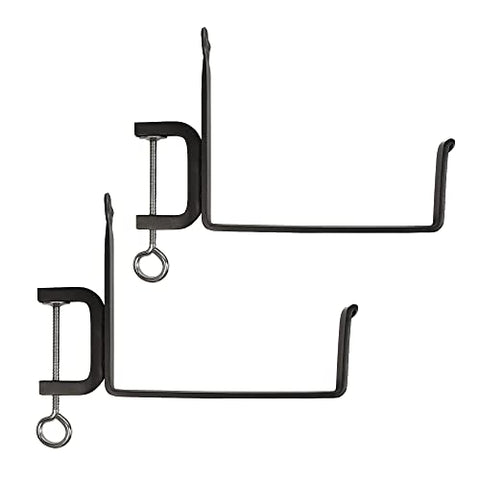 8 Clamp-On Flower Box Brackets