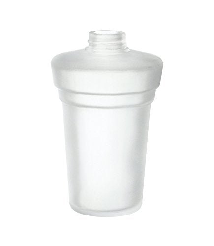 FROSTED GLASS CONTAINER FOR SOAP DISPENSER