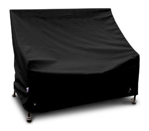 KoverRoos Weathermax 74203 5-Feet Bench/Glider Cover, 63-Inch Width by 28-Inch Diameter by 37-Inch Height, Black