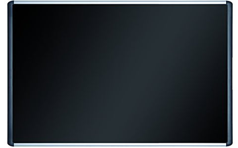 MasterVision MVI Soft-Touch Foam Bulletin Board 48 Inches x 72 Inches Black