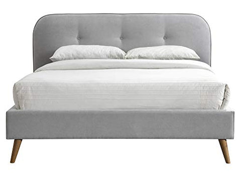 Acme Furniture Graves Platform, Queen, Gray