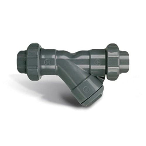 Hayward YS10150SU 1-1/2-Inch Socket True Union PVC Y-Strainer with FPM O-ring Seals