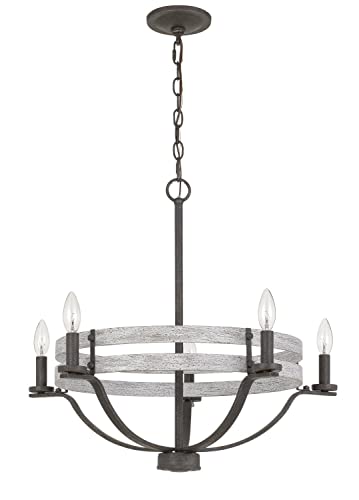 60W X 5 Brig Metal Chandelier