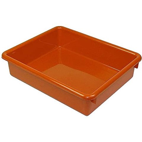Romanoff Products 3&#34; Stowaway Letter Tray, Orange