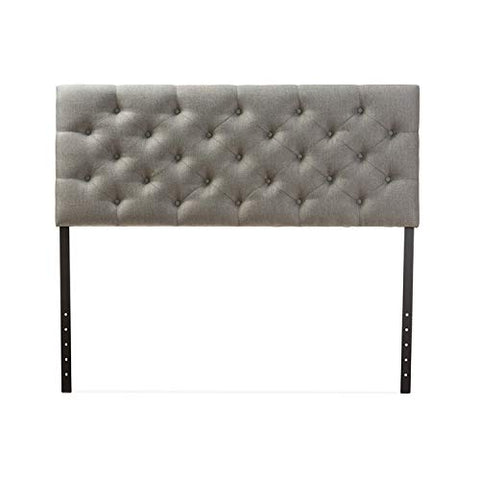 Straight lines and button-back detailing offers your sleep space a plush symmetry with the Viviana upholstered twin headboard. Impart a unique elegance into your bedroom interior with this classic piece of furniture. The Viviana is constructed of quality