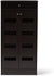 Baxton Studio Acadia Modern and Contemporary Wenge Brown Finished Shoe Cabinet