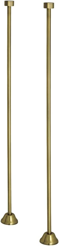 Kingston Brass CC483 Straight Bath Supply, Antique Brass