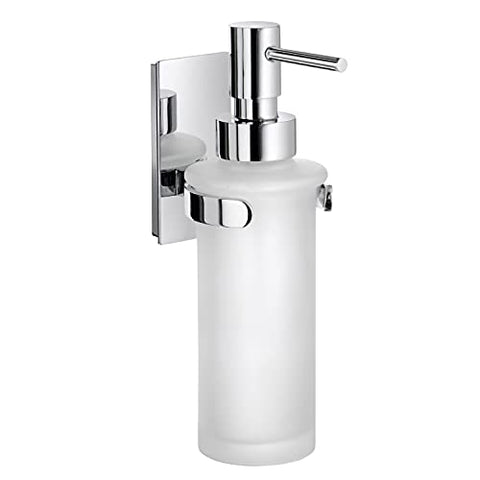 POOL HOLDER WITH SOAP DISPENSER CHROME