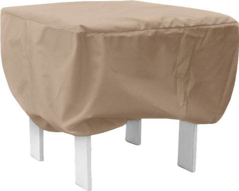 KoverRoos Weathermax 44263 24-Inch Square Table Cover, 24 by 24 by 15-Inch, Toast