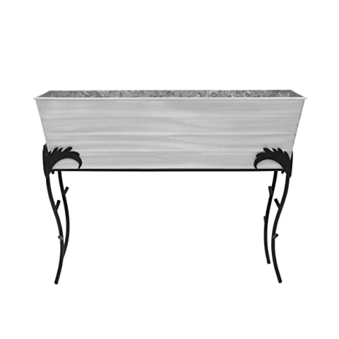 25H Flora Stand- Large White Flower Box