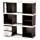 Baxton Studio Rune Modern and Contemporary Two-Tone White and Walnut Brown Finished 2-Drawer Bookcase