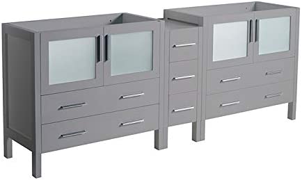 Fresca Torino 83" Gray Modern Bathroom Cabinet