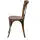 Commercial Seating Products Dark Walnut Crossback Dining Chairs, 1-Pack