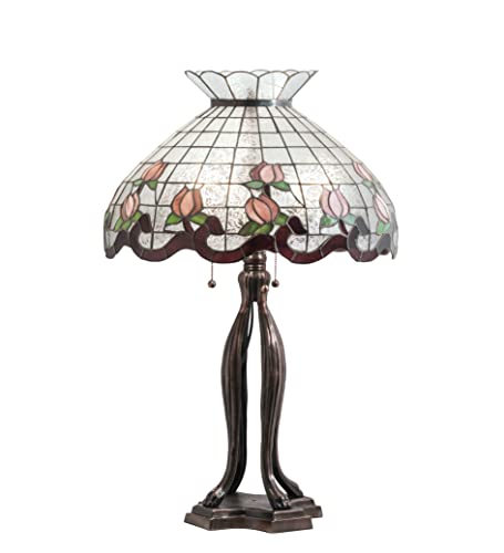 32 inches High Roseborder Table Lamp
