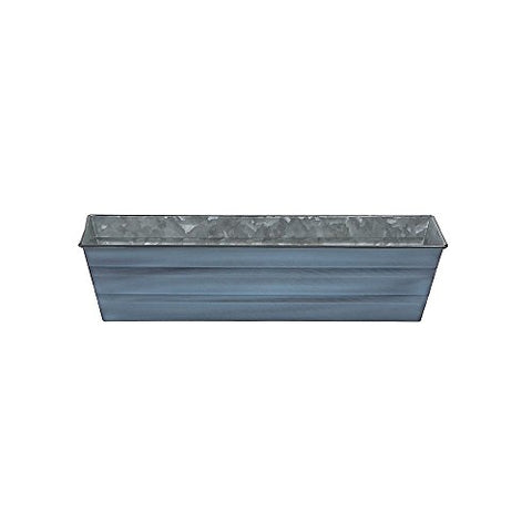 Small Blue Flower Box- 2x4 Railing Brackets