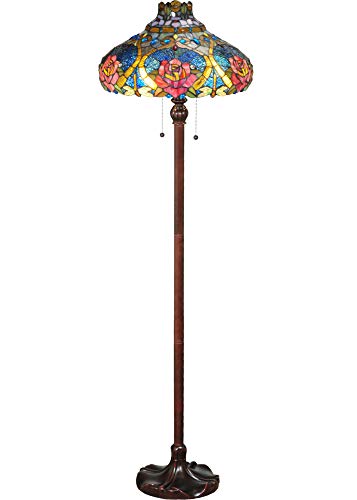 60 inches H Dragonfly Rose Floor Lamp