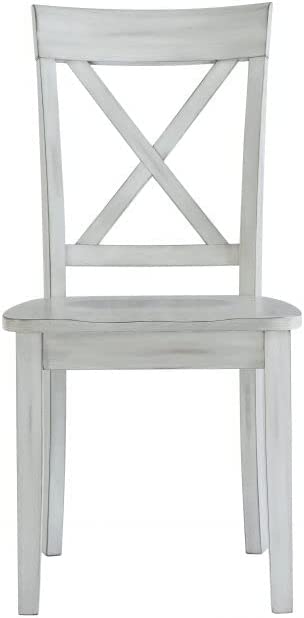 Boraam Jamestown Dining Chair, Set of 2, Antique White