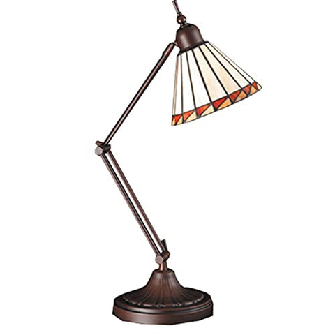 23 inches H Prairie Mission Adjustable Desk Lamp