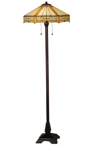 62 inches H Peaches Floor Lamp