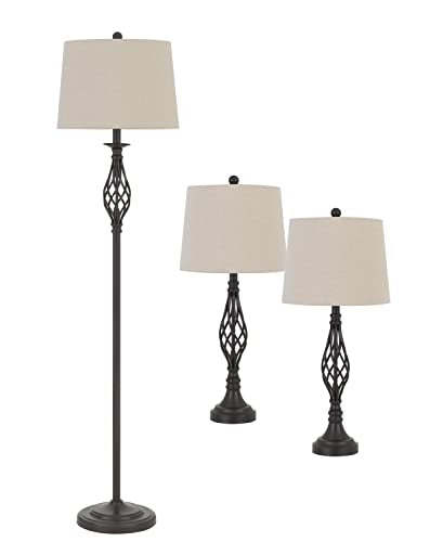 100W Table And Floor Lamp. 1 Floor And 2 Table Lamps Packed in One Box