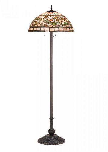 63 inches H Tiffany Turning Leaf Floor Lamp