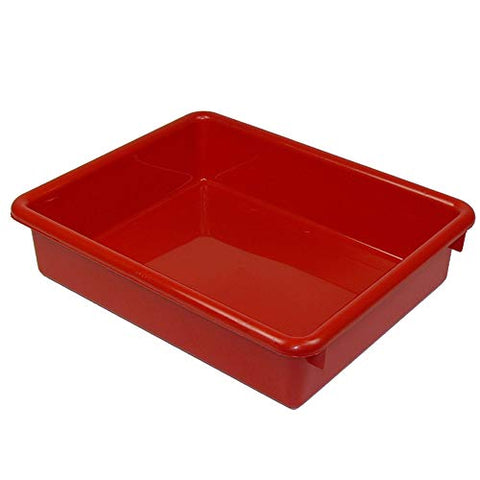 Romanoff Products 3&#34; Stowaway Letter Tray, Red