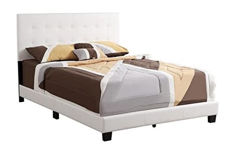 Caldwell White Full Panel Bed